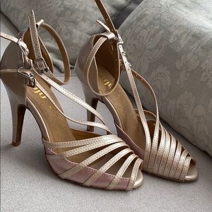 Burju Champagne Professional Dance Shoes